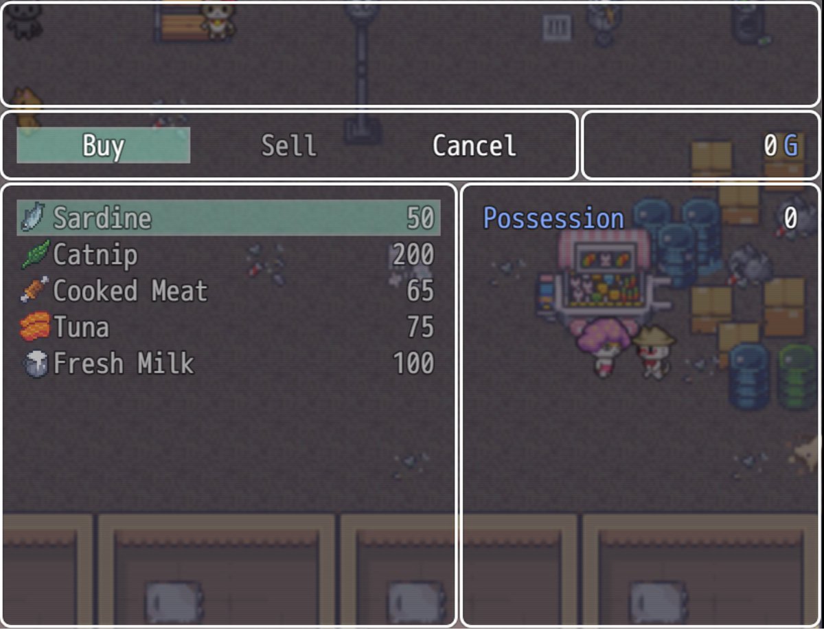 bl4ck_byrd's tweet photo. Afro Cat, a short RPG idea I'm playing around with.
#rpgmaker #rpg #gamedev https://t.co/z2rsT7m1kg
