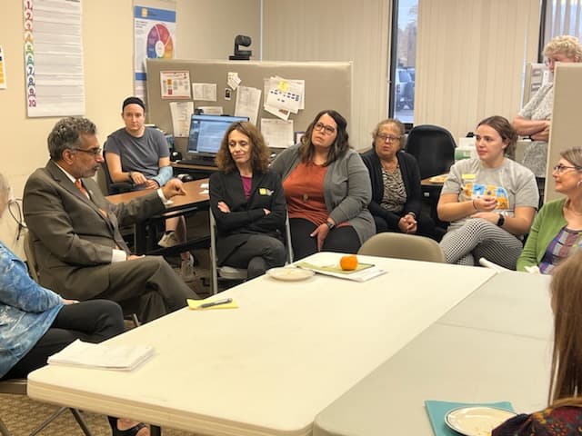 UNMCCOPH's tweet photo. Members of the #UNMCCOPH including @DrAliSKhan @blgrimm @katiebrandert and Brandon Drozd are making stops at health departments in Nebraska as part of the 2022 Listening Tour. 

Today they stopped in Grand Island and Hastings. Tomorrow they'll visit @TRPublicHealth  in Kearney https://t.co/B7PX6uFR8o