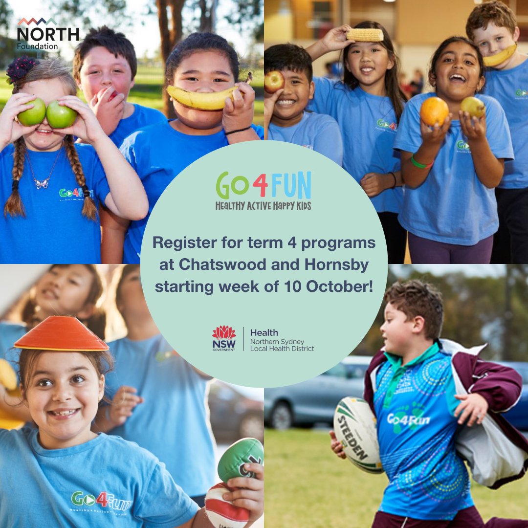 north_fndn's tweet photo. Attention parents and guardians! If you're looking for an after-school activity next term that will keep your kids healthy and active, register for #Go4Fun. To check your eligibility and register, call 1800 780 900 or visit https://t.co/wNmptN589R https://t.co/9XplBxJTXQ
