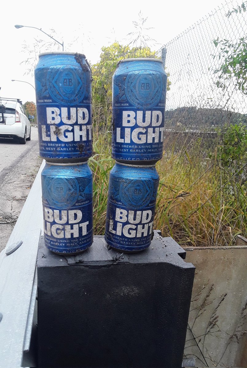 10 #Litter bags🚮(384 thru 393🌎) excavated on todays 2+ hour Route65 roadside #Earthcleanup #Pittsburgh🌉...
📸1- And I didn't even get to this spot yet🙄
📸4- Four unopened <a href="/budlight/">Bud Light</a>'s🍺...tempting🤔, but I'm more of a #DrinkLocal #CraftBeer #Litterpick'er🤣🍻