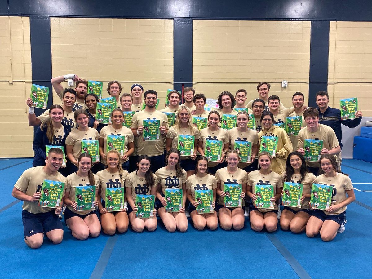 Notre Dame Cheer ☘ tweet media
