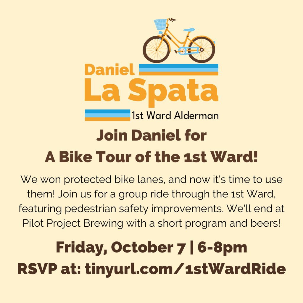 Daniel La Spata on Twitter: "Great events this week in the 1st Ward