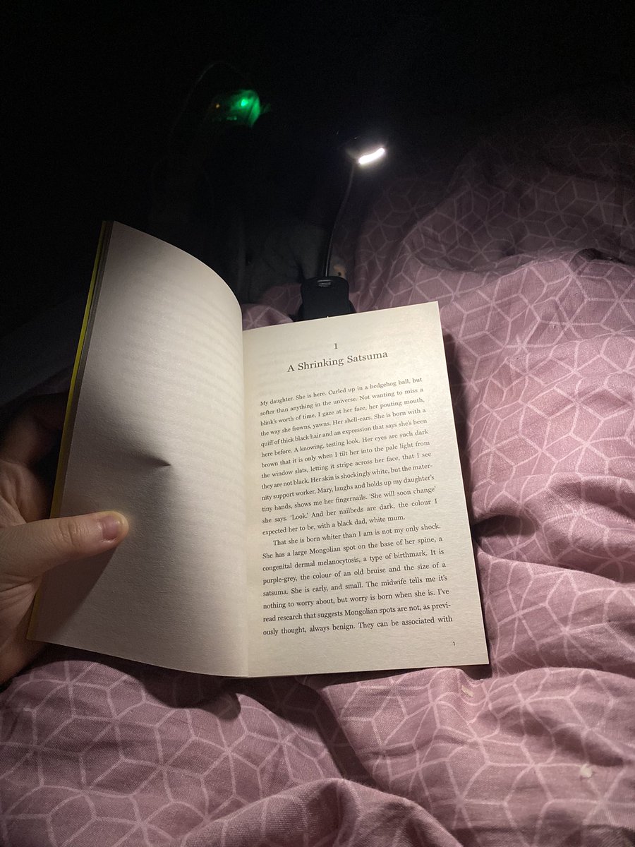 Investing in a book light was definitely one of the best things I’ve done …. Cold dark nights I can lie in bed and read my book ♥️