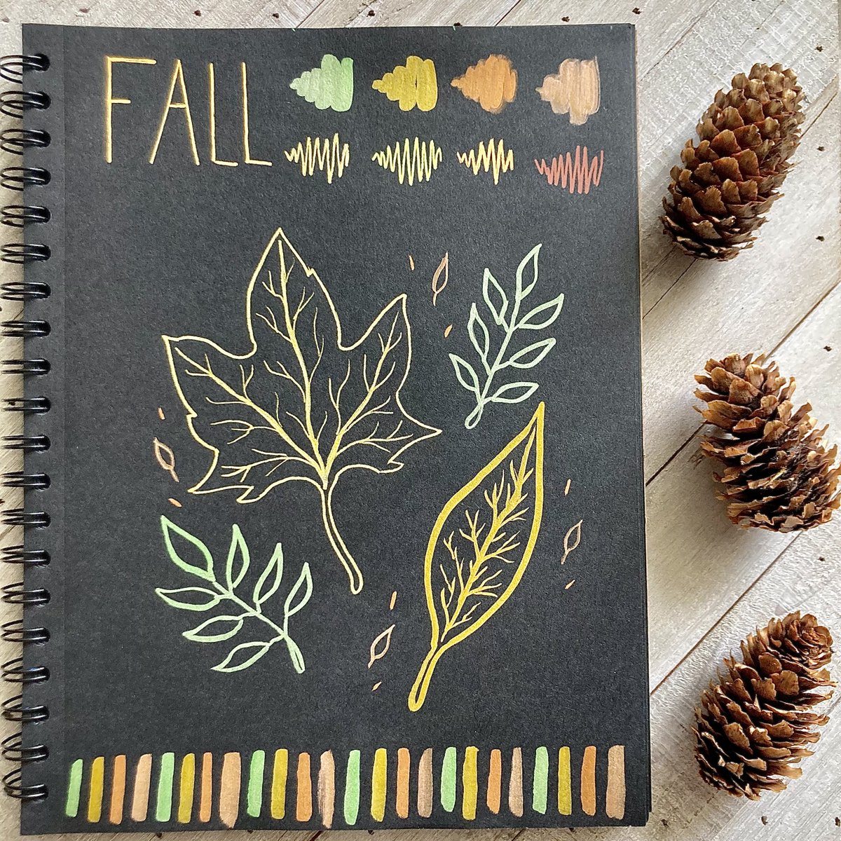 Love the gorgeous colors of the leaves in fall??🍂🍁🍂They look just as beautiful on the smooth, heavyweight 100% ♻️ black paper of the @beunruled Dark Mode notebook. 🧡💛❤️

Grab yours here and see for yourself 👉 amzn.to/3M3ENSq

#sustainable #sustainability #recycled