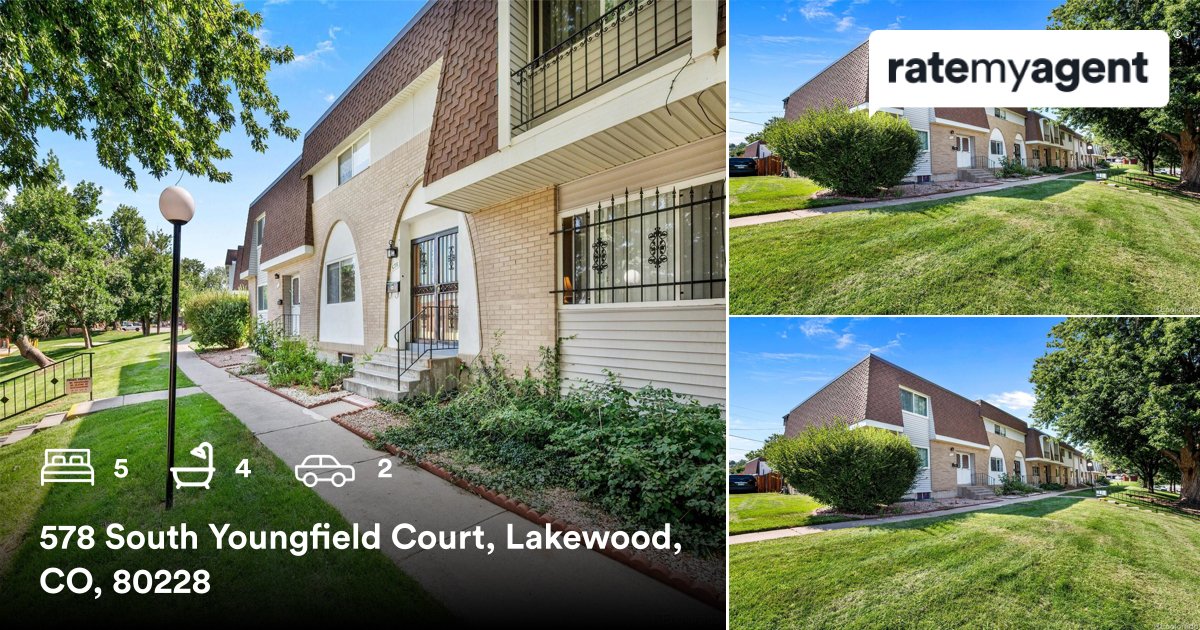 cwillard1's tweet photo. 🛌 5 🛀 4 🚘 2
📍 578 South Youngfield Court, Lakewood, CO, 80228

My latest sale on #RateMyAgent
https://t.co/8dQTON08Ko

...
#ratemyagent #realestate https://t.co/ECHnxigk05