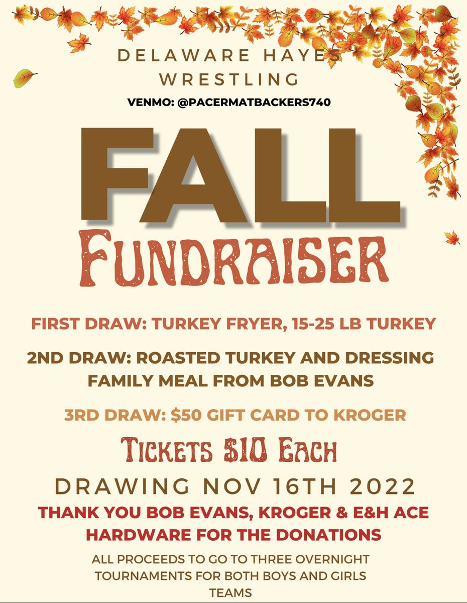 DwareWrestle740's tweet photo. We will be at Delaware’s First Friday!  Buy your tickets!  If you Venmo us, we will provide you with a ticket number. https://t.co/NbnWewAZyt