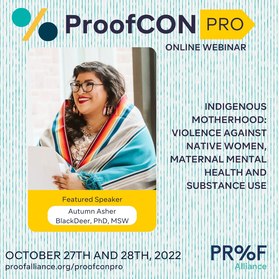 Proof_Alliance's tweet photo. So honored to have @DrBlackDeer of @UofDenver with us for #ProofCONPro!
Just $30 gives you access to this and other presentations on #MentalHealth, #Neurodiversity and #FASD.
💻Virtual
⌚8 hours of content
🔁Access for 90 days
👍CEUs available
https://t.co/ph9lf7x3Jm https://t.co/AhxMf4bgtv