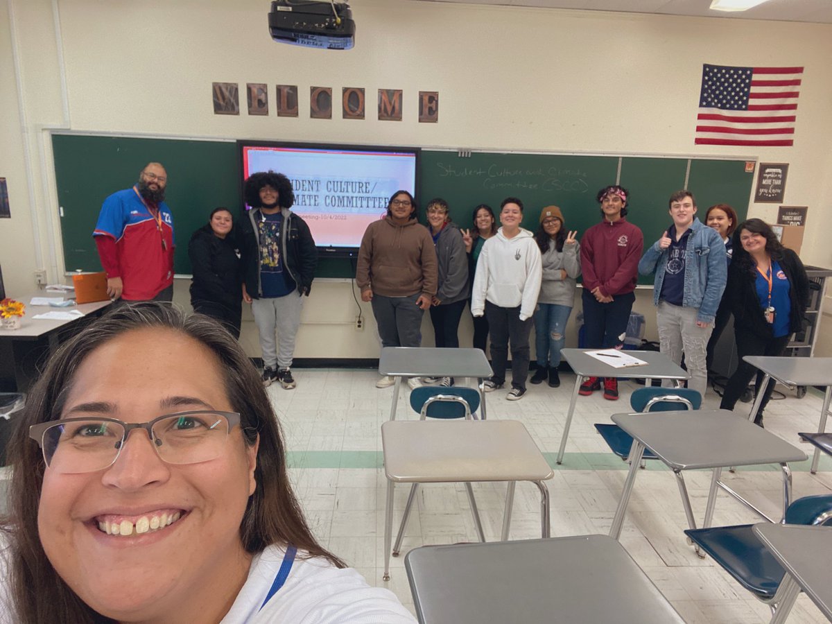 DoverHSDean's tweet photo. Loved visiting the #StudentCultureandClimate Committee’s meeting today! What a great group of kids looking to make improvements at Dover HS. Can’t wait to see their programming come to life. https://t.co/Xsyo5yOaUH