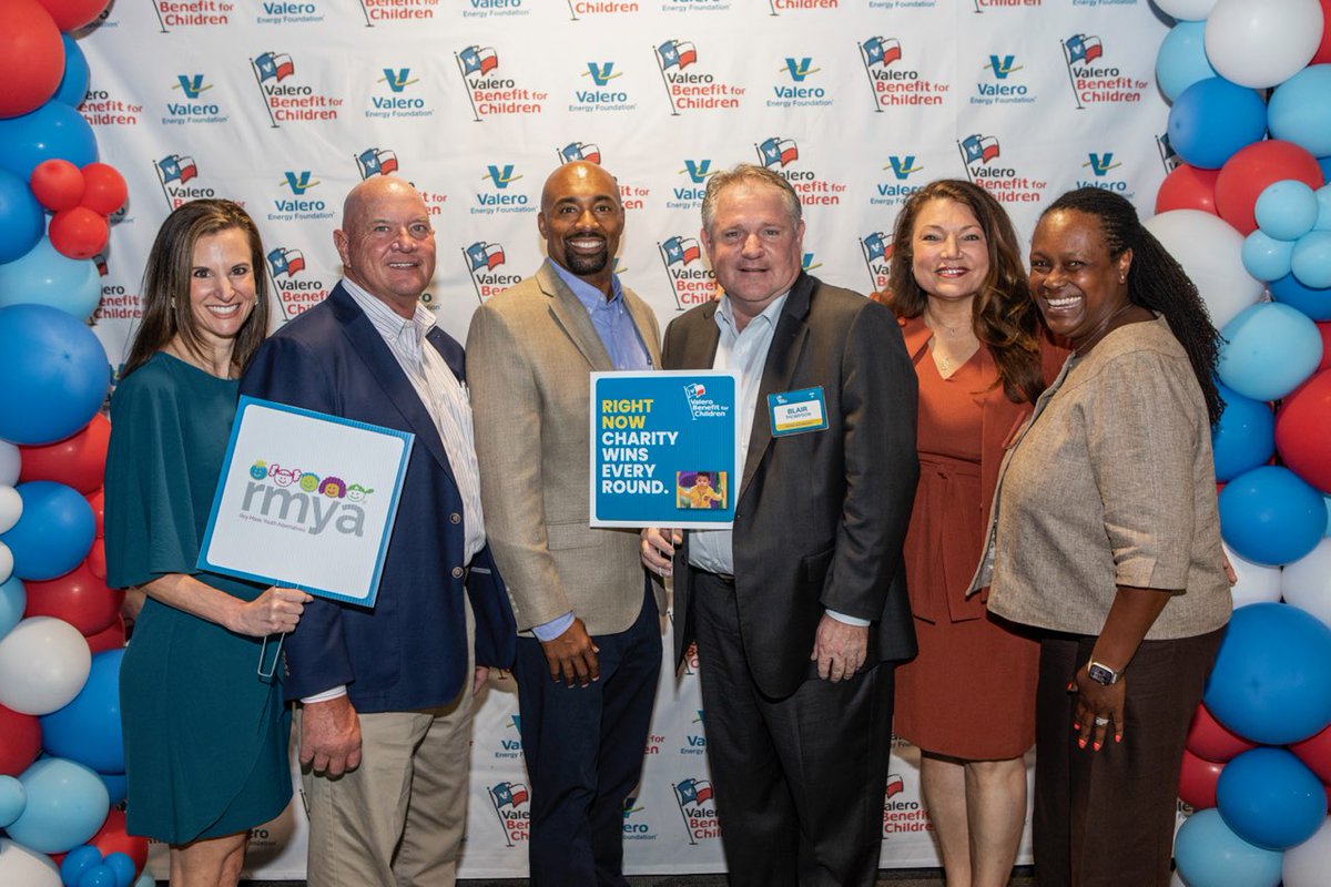 RoyMaasYA's tweet photo. Valero knows tomorrow is built on the actions they take today. That’s why they’re helping agencies like ours across the U.S. through the annual Valero Benefit for Children. Thank you @ValeroEnergy! 
#ValeroBFC2022 #RightNow #rmya #nonprofitorg #sanantoniotexas https://t.co/rjQz76MTyX