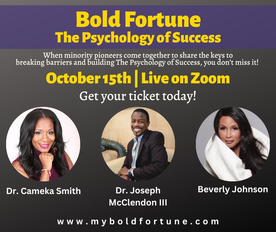 iamCameka's tweet photo. Everything I’ve been able to accomplish has been the result of one thing–my psychology and how I’ve used it to create powerhouse professional communities like @thebossnetwork
Join @beverlyjohnson1 @josephmcclendon &amp; myself @Iamcameka  https://t.co/lk2JkGsdkt #BoldFortune https://t.co/3fz8vJtqdm