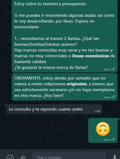 pink_lab_garage's tweet photo. En tu taller de preferencia, ¿te explican así sus trabajos?
¿son claros?, ¿se adecuan a tu presupuesto?
¡¿Noo?!
Pues, entonces ven ya a #Pinklab
Échale un grito a #MrPink al (55)1850-8495 y cotiza tus reparaciones, mantenimientos y golpes. https://t.co/0lE4mJA1un