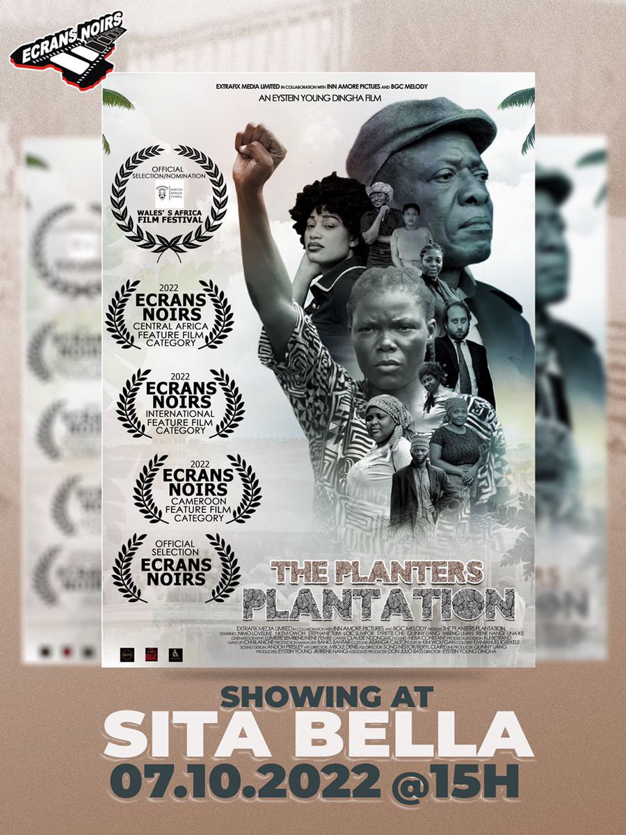 houseof_ak's tweet photo. GOOD NEWS !!!
We are coming 
The Planter's Plantation will be screening on Friday  the 7th of October 2022 at  Sita Bella( Around CNPS - Ministry of Telecommunications ) In Yaoundé . WHO IS COMING… Tell a friend to tell a friend !!!
#ecransnoirs2022 #theplantersplantation https://t.co/h0Xm62Wcon