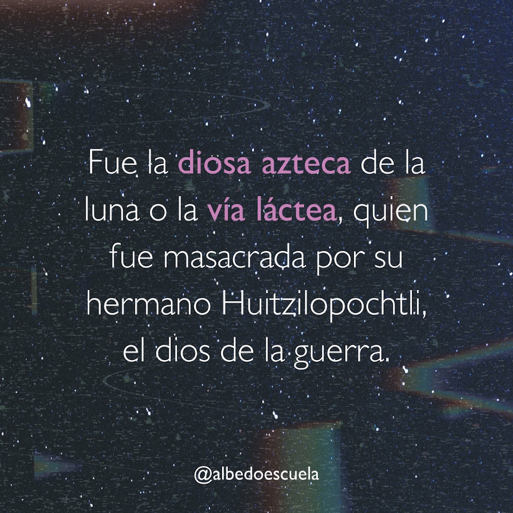 AlbedoEscuela's tweet photo. Coyolxauhqui fue la diosa azteca de la luna o la vía láctea quien fue masacrada por su hermano Huitzilopochtli, el dios de la guerra, en la mitología azteca. Coyolxauhqui, cuyo nombre significa "Pintada con Campanas” era considerada como hermana o madre de Huitzilopochtli. https://t.co/fuXIwarrne