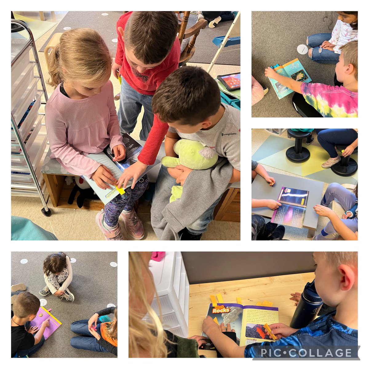 Today we worked in groups to hunt for nonfiction text features. The best part was that we got to “tag” each text feature with a neon sticky note. Who doesn’t love text features AND office supplies? 🤣 Next, we’ll use text features to locate info!
