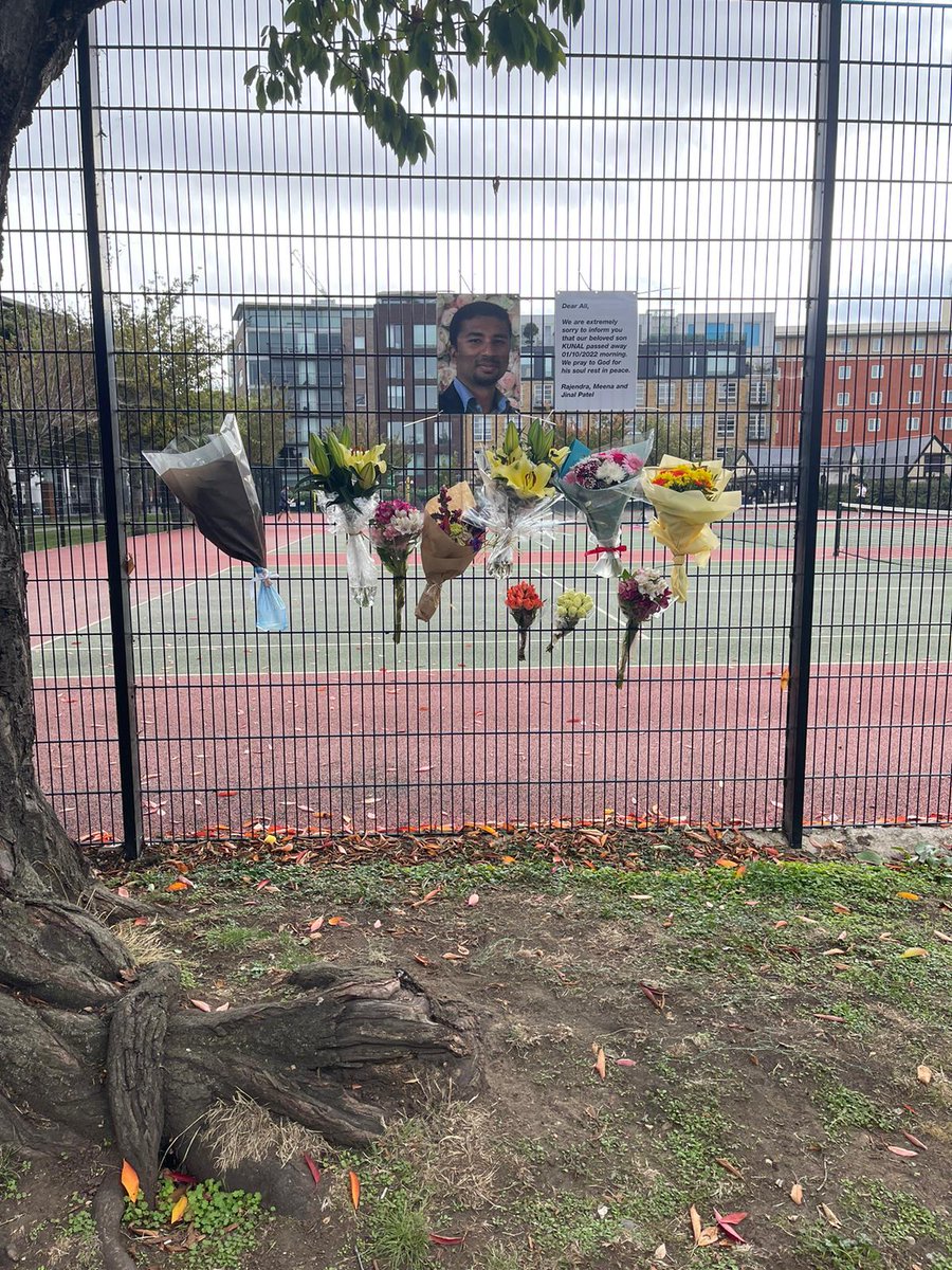 In memory of Kunal Patel, I send my condolences to his family and friends. 
I appreciate all he did within the community, particularly coaching and training our young people.
There is a gathering on Saturday 8th October at Tanner Street Park Tennis courts at 10.00am.
<a href="/se1/">SE1 - @se1.news on Bluesky</a>