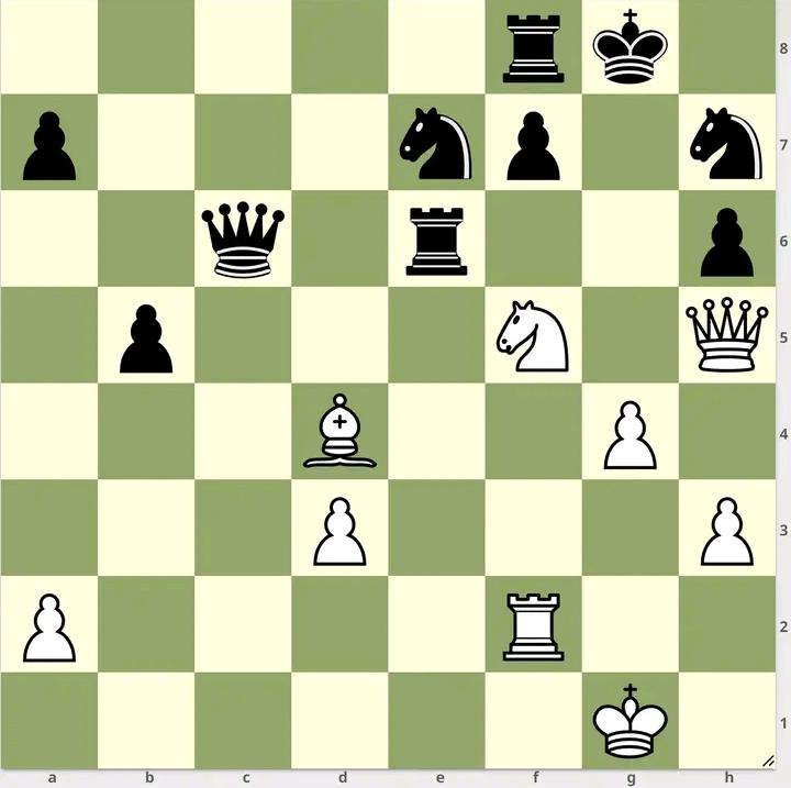 Chessminds247's tweet photo. White to mate in 2

#chess #chesspuzzle #chesschamps #chessolympiadclicks #chesslife #chesslove #chessplayer #fide #chessforall #chessminds #chessmindsacademy https://t.co/zDvq15QHp5