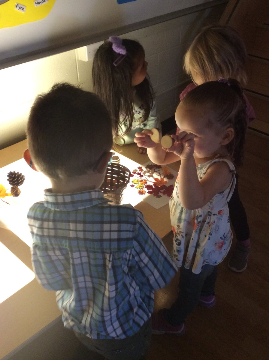 IRECPreK's tweet image. 💡🍂Fall-Themed Provocations for Play at the @naturalpod #LightTable🍂💡 We love engaging in imaginative, creative play with peers at this centre! There is always a great deal of language skill growth taking place as we communicate, story tell, listen, &amp;amp; share. #PreK @IREC1