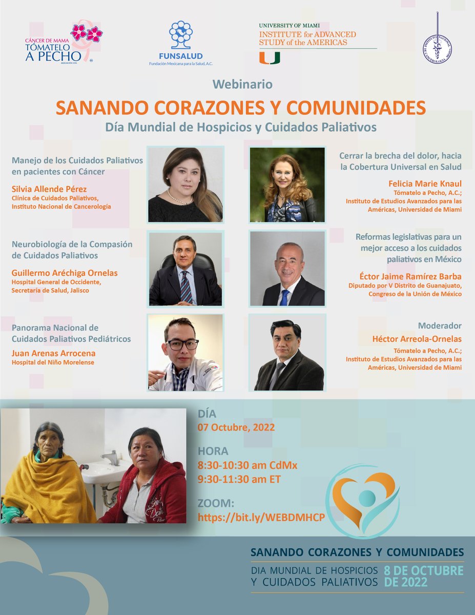 🔴Te esperamos el 7 de octubre –abordaremos la problemática q´ prevalece en México y lo que falta por hacer p/satisfacer necesidades de los pacientes y sus familias c/ <a href="/ectorjaime/">Dr. Éctor Jaime</a> <a href="/silvia_allende/">Silvia_Allende</a> <a href="/tomateloapecho/">Tómatelo a Pecho A.C</a> <a href="/INCanPaliativos/">INCanCPaliativosMexico</a> <a href="/HnmMorelos/">HnmMorelos</a> <a href="/FUNSALUDMX/">FUNSALUD</a> 
▶️ miami.zoom.us/j/97633749092#…