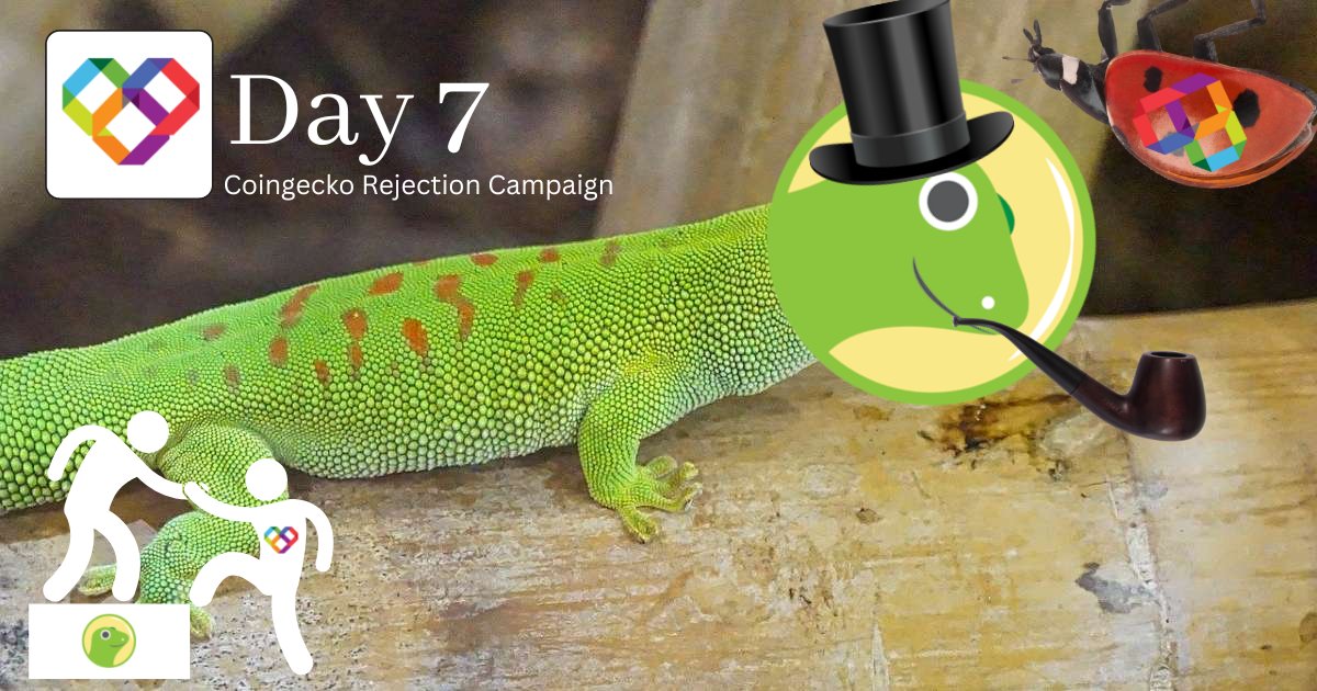 CharityToken4's tweet photo. DAY 7 of the @coingecko REJECTION awareness campaign 😆 

7 days... and Coingecko is still ignoring our #Community

All those API calls waiting for $CHAT holders don't interest you @coingecko ?

LFGGGGGGGG 🔥 

Same as usual 100 people x 25,000 Charity Tokens! ❤ 

Screenshot 😉 https://t.co/YVlnpQstML