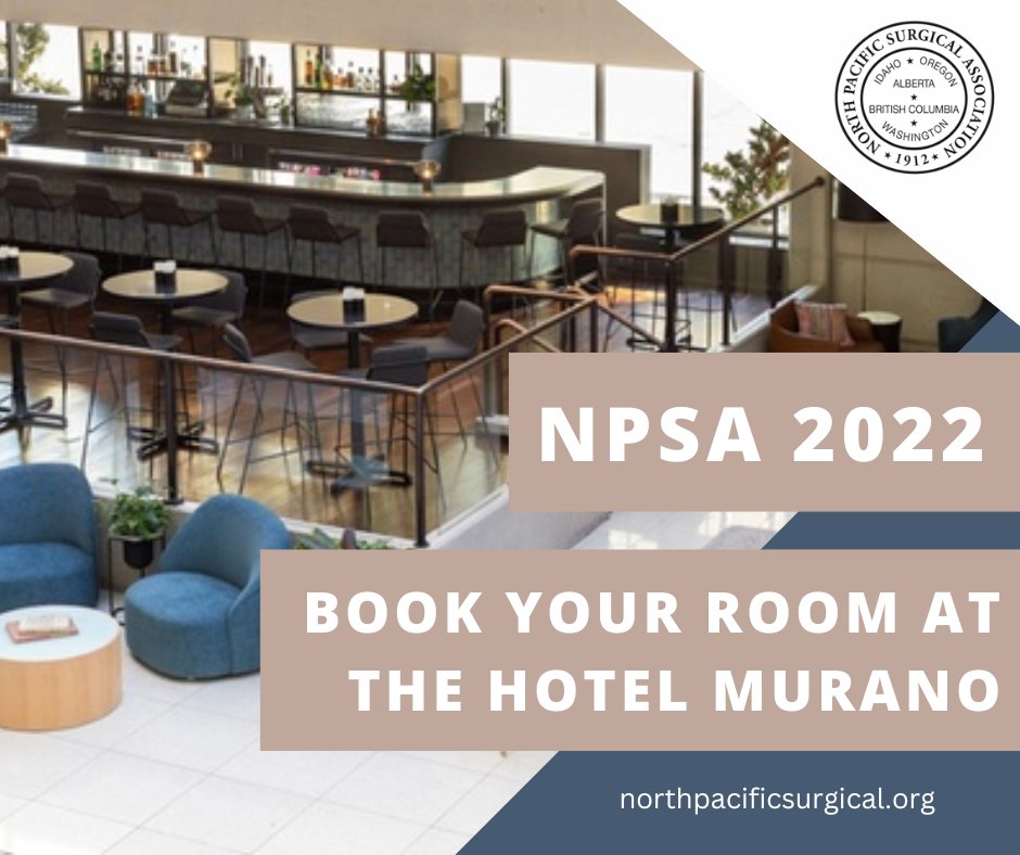 NoPacSurgical's tweet photo. We are getting closer to our annual conference! Go to https://t.co/tzwbm1q1hq , click on "Meetings" and read the meeting overview for more details on the conference and booking your hotel room with our group rate. #northpacificsurgical #scientificconference https://t.co/UM6tZ7dSxv
