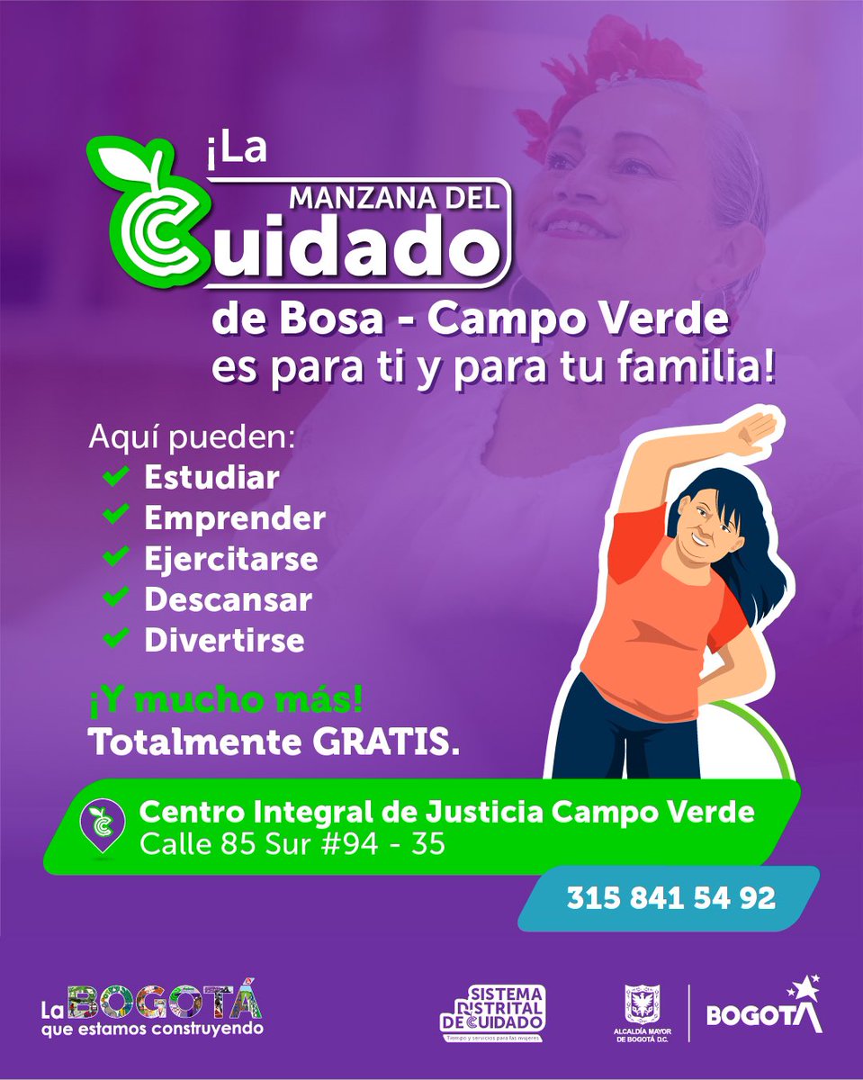 ClaudiaLopez's tweet photo. 1millón 200mil mujeres se dedican a labores de cuidado no remunerado, 700mil de ellas están en pobreza y eso lo vamos a corregir, ahora tienen 12 #ManzanasDelCuidado para que tengan tiempo para ellas mismas, descansar, aprender a montar bicicleta, estudiar y aplicar a empleos. https://t.co/Q6IcuTkQu3