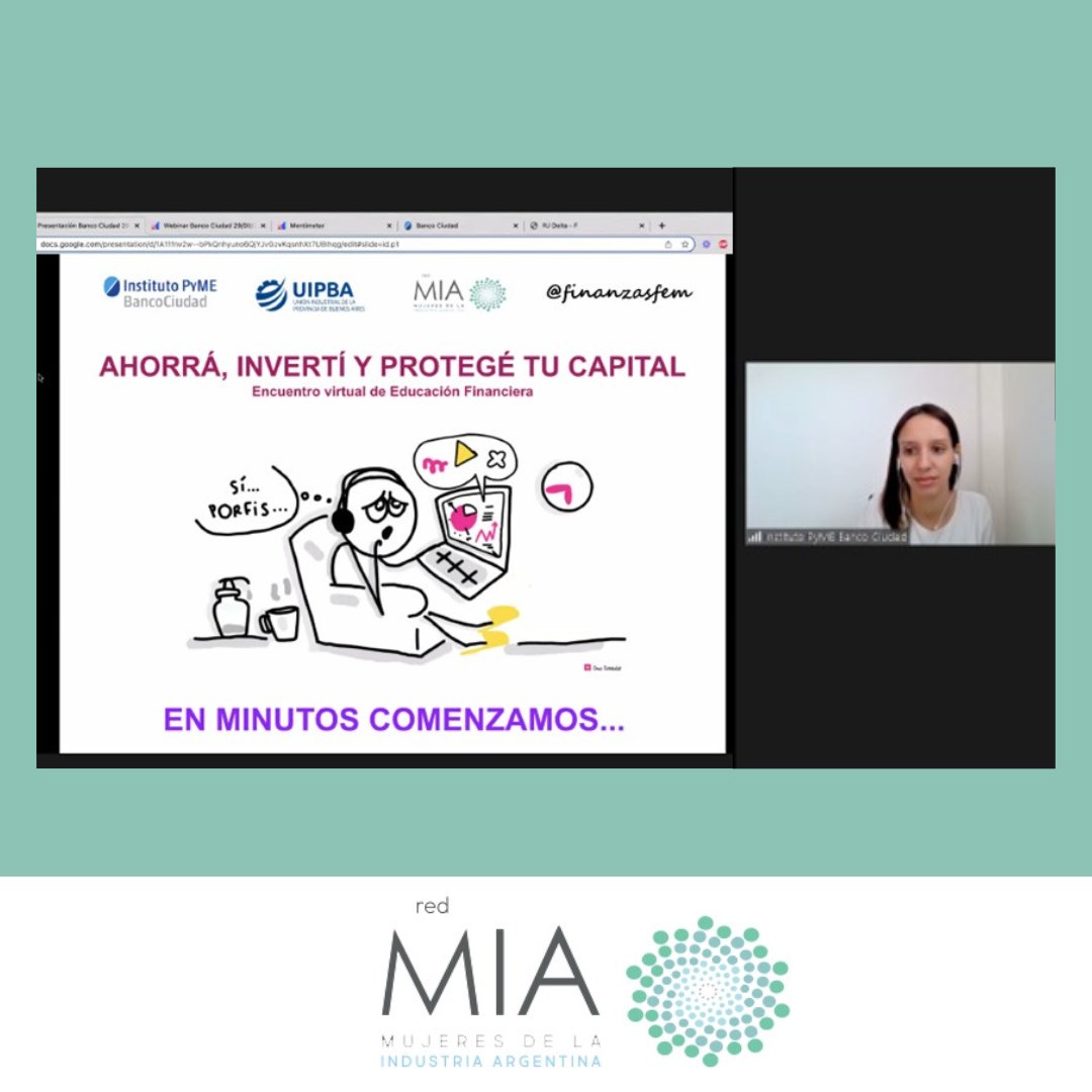 redmia_ar's tweet photo. La semana pasada, con el @InstPyME  y @uipba , llevamos adelante una capacitación sobre finanzas, ahorro y capital financiero donde escuchamos los consejos y los tips que nos dio Julieta Caminetsky, CO-Funder &amp; CF en Lufindo y fundadora de @finanzasfem https://t.co/Us6tx3k113