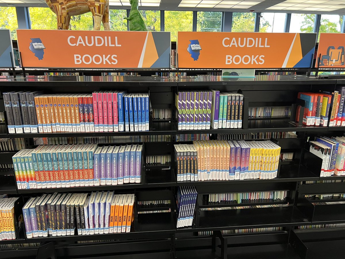 OTLibrary's tweet image. Thank you @northbrookpl for having such a prominent display of the #Caudill books! @RCYRBA
