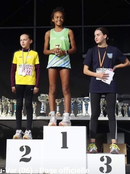 Congrats to Gabrielle Champion running for ERA Antibes and finishing 1st Benjamines in 2km race  in la Boucles des Laurentines and again finishing 1st girl just a few days later in 5th year at <a href="/Clg_Eganaude/">Collège l'Eganaude B</a>