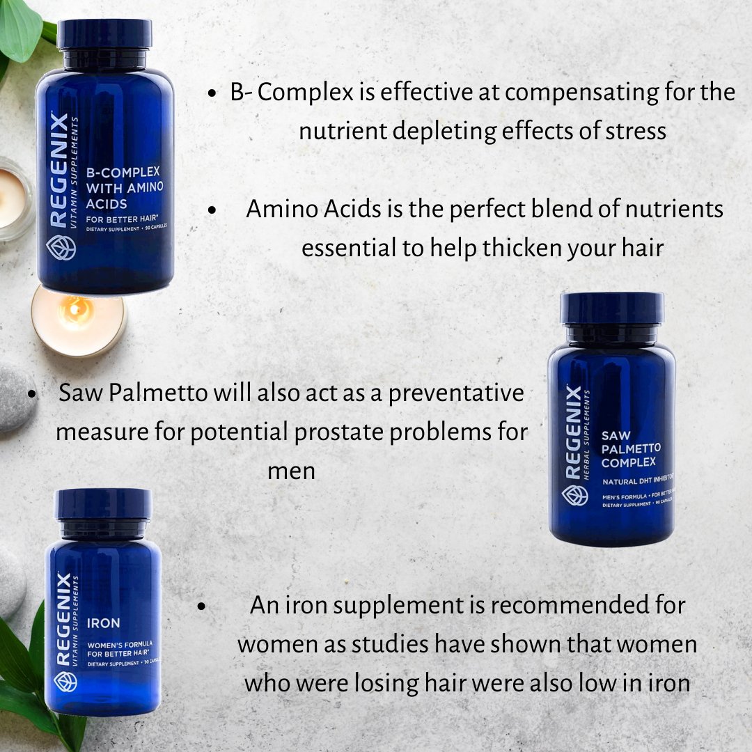 Regenix's tweet photo. Healthy hair starts within. With our products, not only will your body thank you, but so will your hair. Click the link here to learn more and begin your hair care journey: https://t.co/YJhludjBzD https://t.co/1cPGK7zeDb