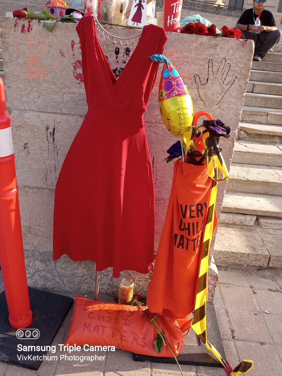 Police and sheriffs took down the two tipis at the Legislative grounds today.  From the looks of it they were thrown in the garbage bin.