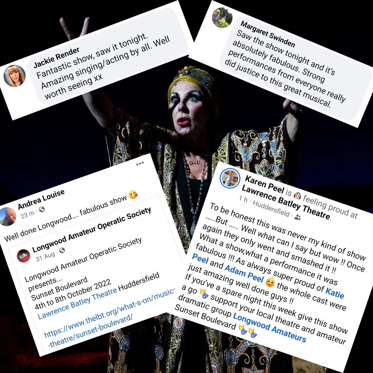 LongwoodLAOS's tweet photo. The reviews are starting to pour in. Don't miss out, get your tickets for Sunset Boulevard now...
https://t.co/hyOEFY3GY5

#sunsetboulevard #normadesmond @theLBT @OfficialALW @SunsetBlvdUK https://t.co/a2v6XU3O7I
