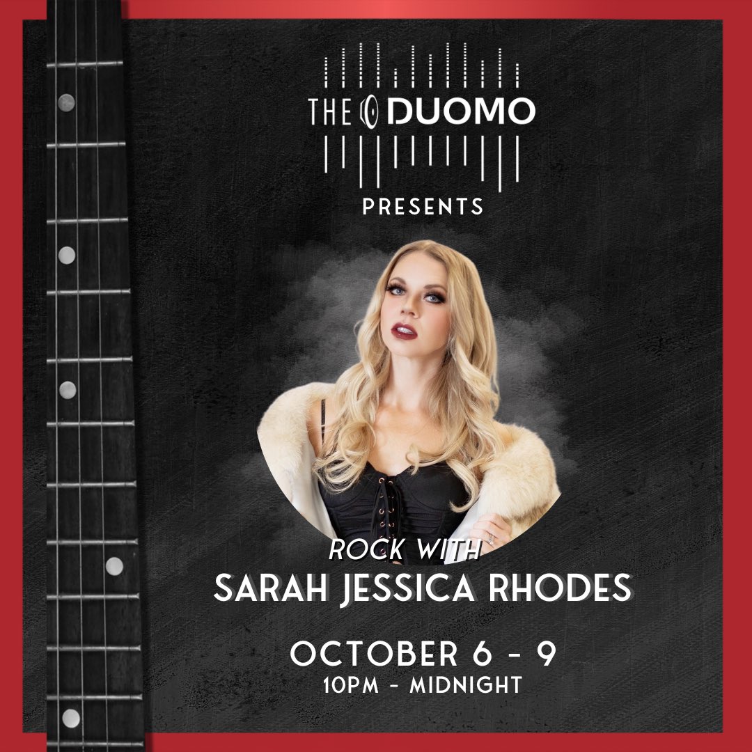 thesarahjessica's tweet photo. Gettin witchy with it this month! Happy to announce I’ll be performing an acoustic set post show this month with various artists! This weekend is featuring the amazing #jeffduncan before he leaves on tour with #armoredsaint #supportlivemusic https://t.co/riuxZ8GVRI
