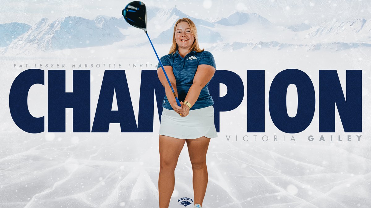 NevadaWGolf's tweet photo. 𝐁𝐀𝐂𝐊-𝐓𝐎-𝐁𝐀𝐂𝐊

@gailey_victoria makes it 2️⃣ titles in a row!

Gailey captures the Pat Lesser Harbottle Invitational 🥇 in a three-way playoff!

#BattleBorn https://t.co/p6Knul1ONe