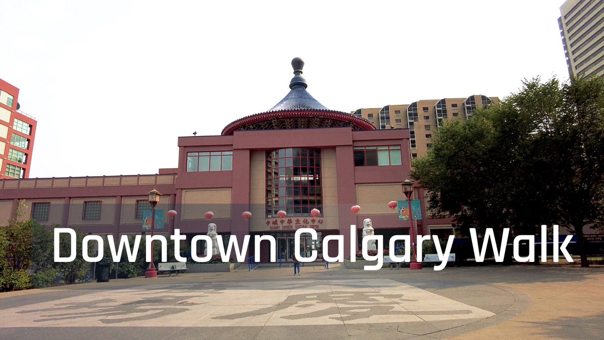 In this video, walk through downtown Calgary from the Jaipur Pedestrian Bridge at Prince's Island to the Calgary Tower: youtu.be/tgbu3fmlbzo. #citytrailwander #walkingvideos #calgary #alberta #canada #downtowncalgary #yyc