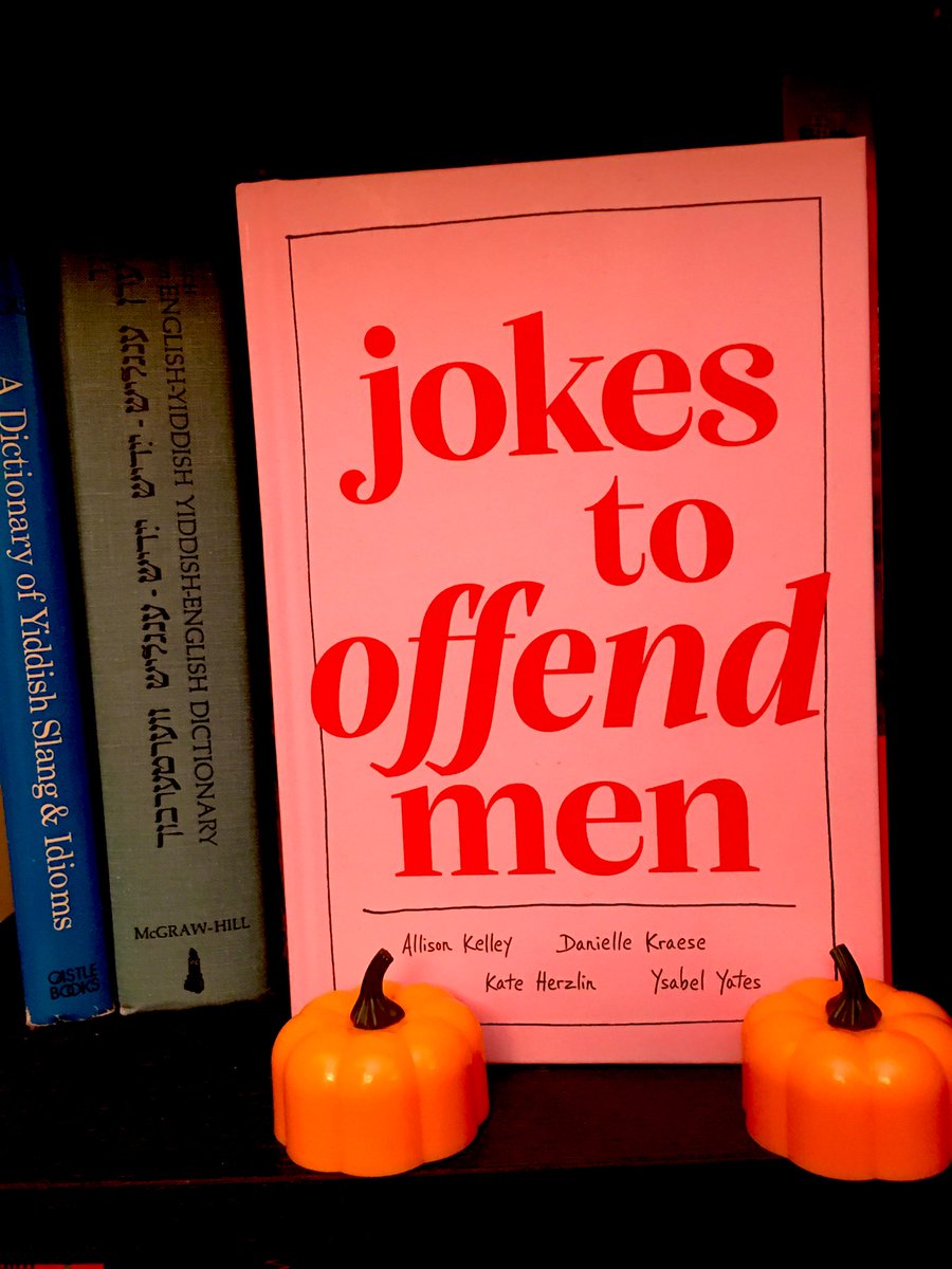 Preparing on Yom Kippur to atone for all the men I’ll be offending with these jokes in 5783 #jokestooffendmen #yiddishbooksnotforsale #neitherarethepumpkins #goodyuntif <a href="/_alikelley/">ali kelley</a> <a href="/daniellekraese/">Danielle Kraese</a> <a href="/why_yates/">Ysabel Yates</a>