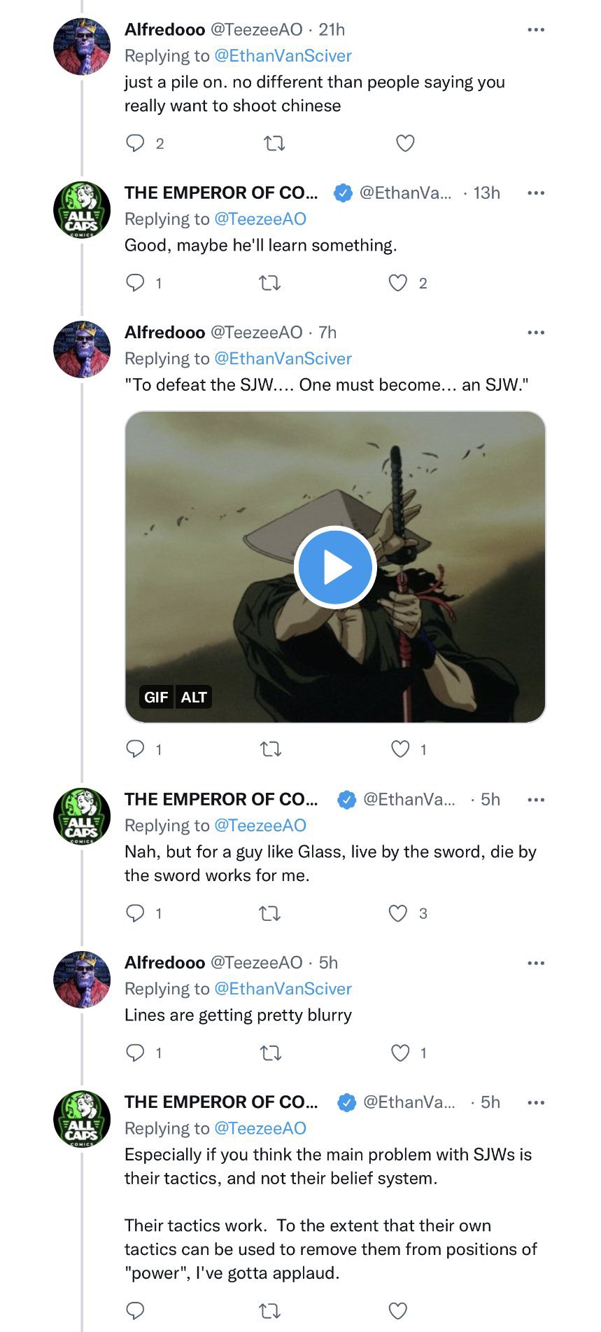 Comicsgate Posting Their Ls on Twitter ""Only I can use hyperbole on