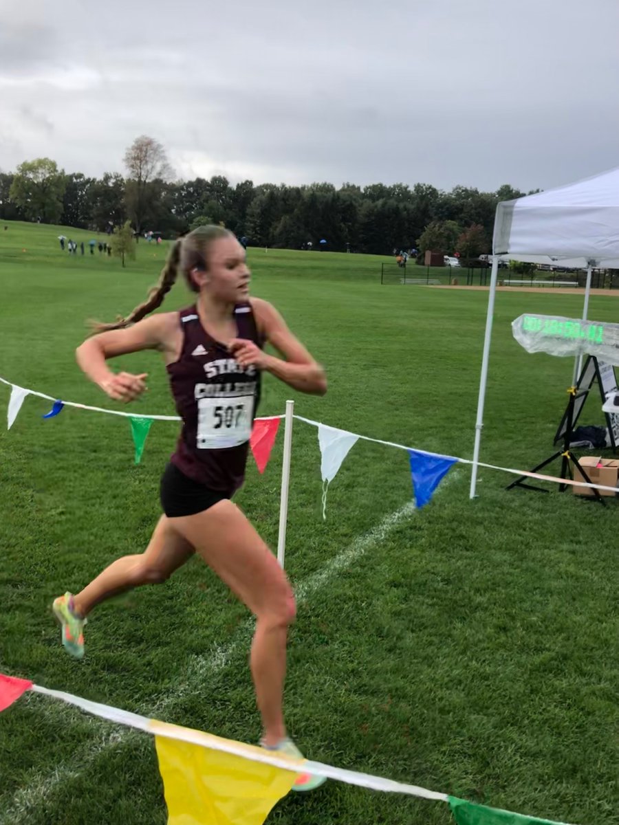 Marlee Kwasnica breaks the State College home course record (in the cold rain)!
<a href="/CentralPARunner/">CentralPARunner</a> <a href="/scasdathletics/">SC Athletics</a>