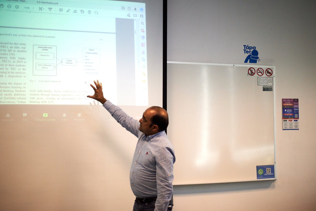 TECcampusPUE's tweet photo. “Taller Integrado sobre Métodos de Investigación y Publicación”, sus objetivos fueron:Preparar a los profesores 👨🏻🏫👩🏻🏫para implementar un proyecto de investigación y tener oportunidades de ser publicados. Si eres #ProfesorTEC y estás interesado, manda correo a: julian.torres@tec.mx https://t.co/6AHwCatokm