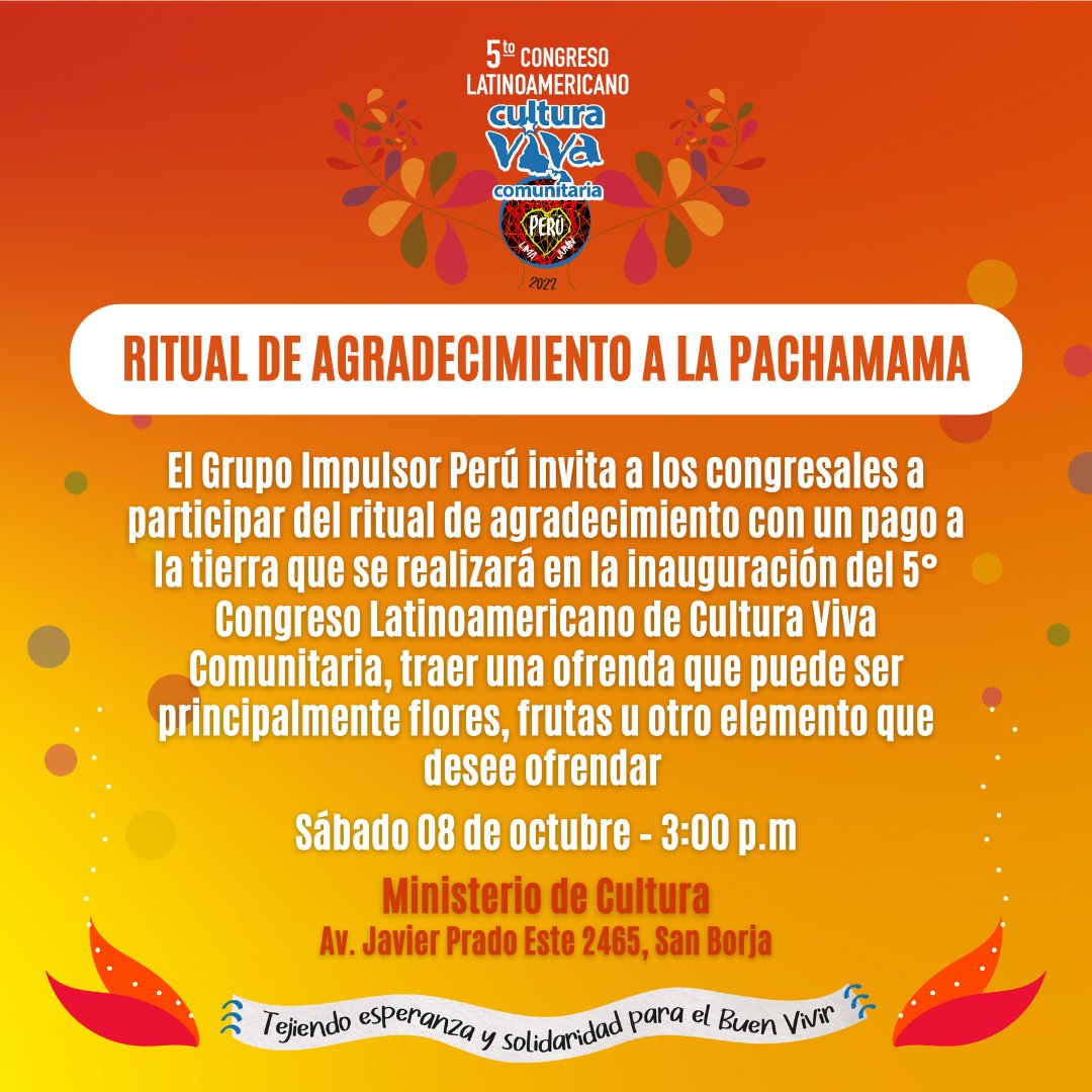 Cultura Viva Comunitaria tweet media