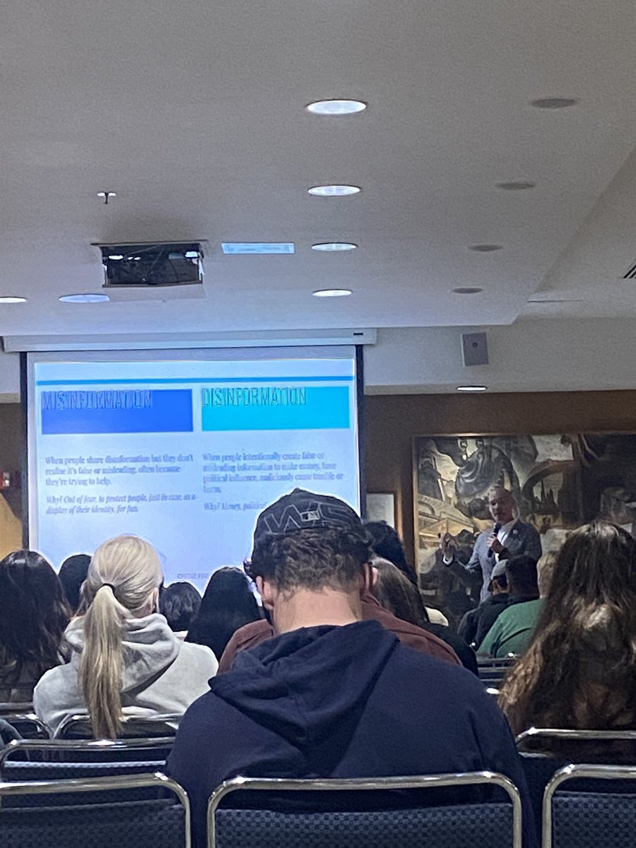 misinformation vs. disinformation 
what does it really mean? <a href="/CCSUJournalism/">CCSU Journalism</a> #newengagementday #ccsujournalism #ams110
