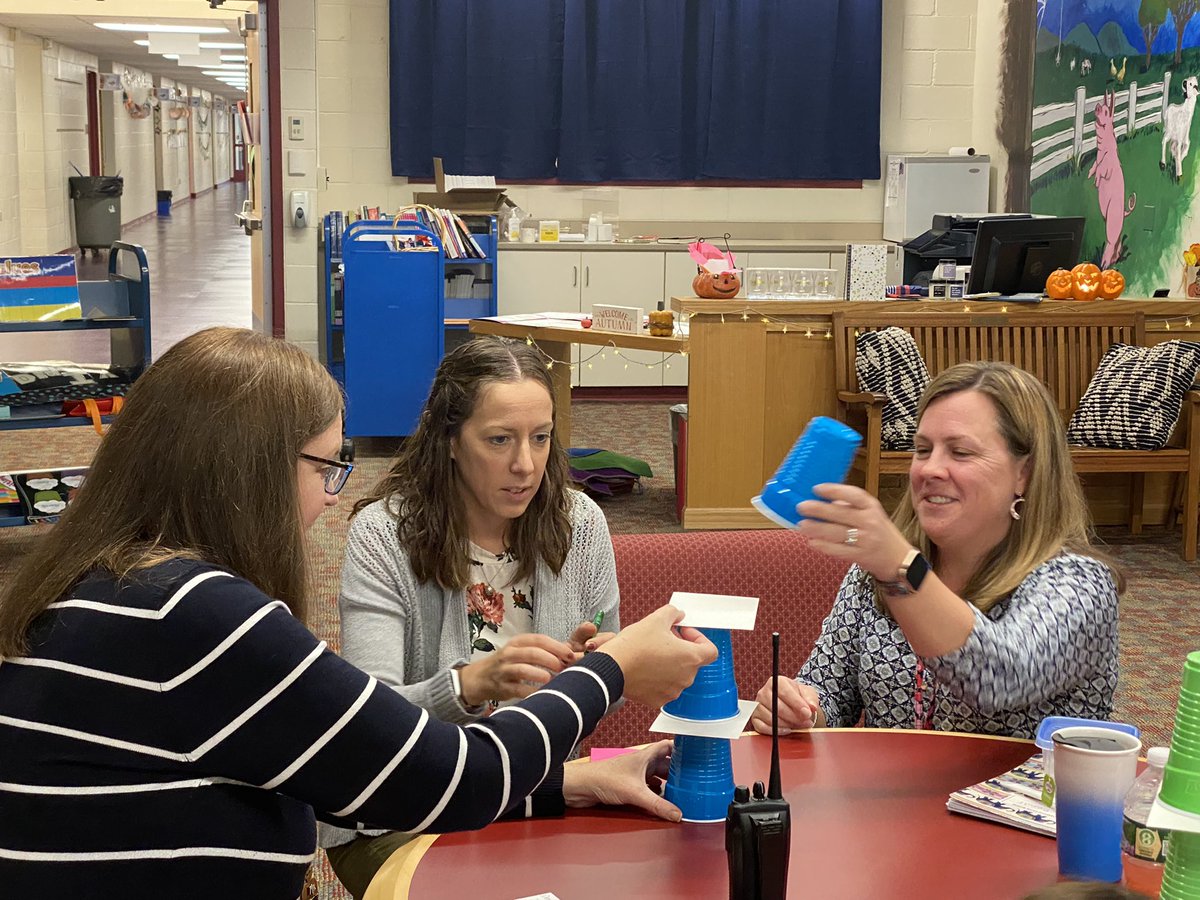PolkESPrincipal's tweet photo. More cup drop challenge at yesterday’s staff meeting! #Polk #TeamBuilding #CupDropChallenge #GameOnforLearning https://t.co/zNNVEOpotc