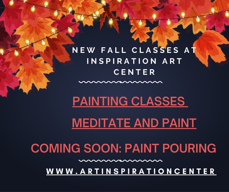 COartclasses's tweet photo. As the weather gets cooler you may look for some fun indoor activities.  Look no further! Fun and immersive painting classes are on the schedule in #littletonco #artinspirationcenter https://t.co/FnObCzEhx0