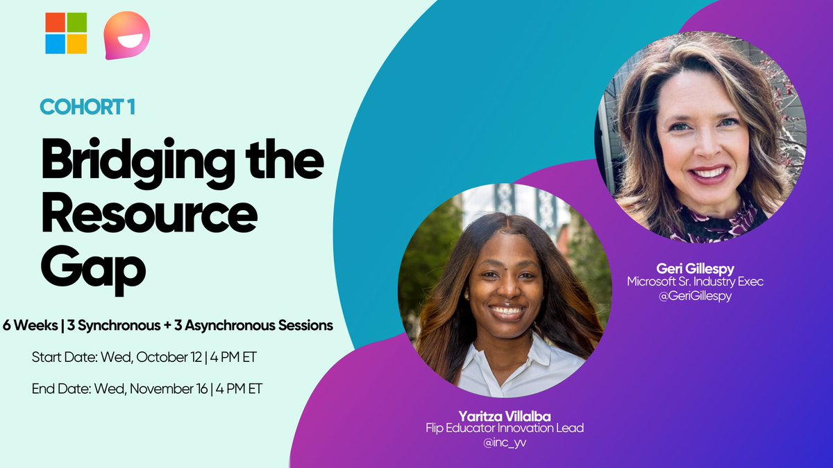 📣Hey 🍎#NYCDOE educators/schools/districts, there’s a PD opportunity coming your way! ✅ Culturally Responsive Sustaining Edu ✅ @MicrosoftFlip + @MicrosoftEDU ✅ 6 hrs CTLE Credit ✅ FREE ⭐️Registration Opens Friday! @KarenWatts729 @csta_nyc @NYC__Tech @MIEE_Flopsie