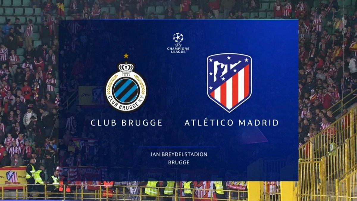 Club Brugge vs Atletico Madrid 04 October 2022