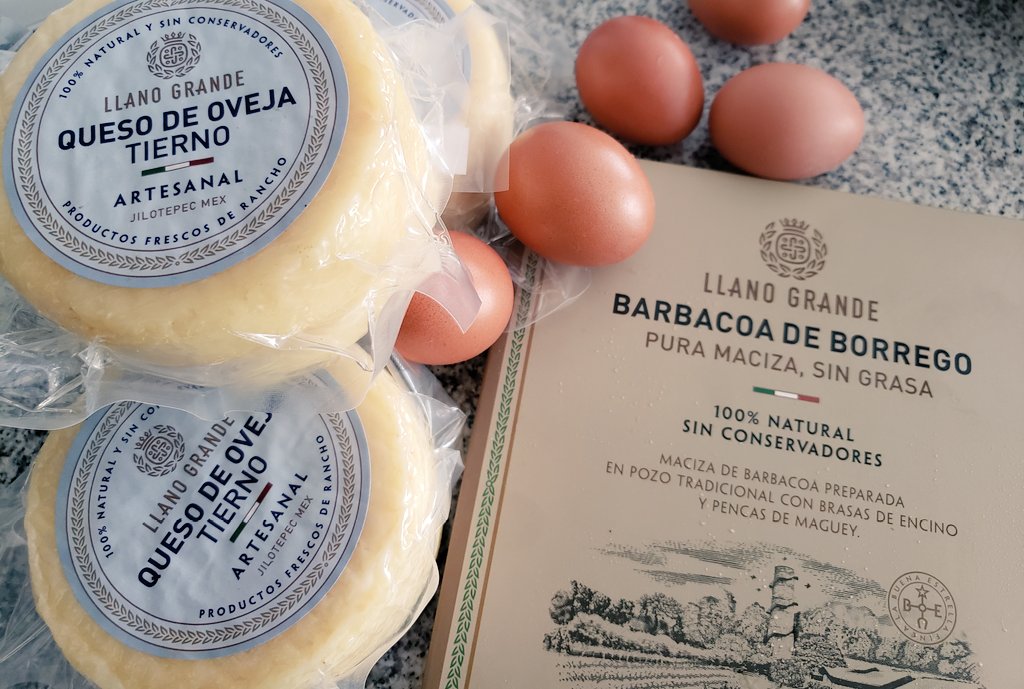 🌟 Esta semana llévate un #queso tierno de oveja y un paquete de barbacoa de borrego de <a href="/LlanoGrandeMex/">Llano Grande</a> por sólo $599 ya con el envío incluido.

*Válido sólo en #CDMX dentro del área de Periférico.