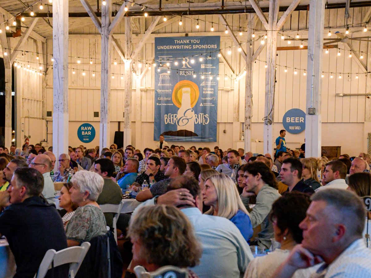 A HUGE heartfelt thank you for everyone who contributed to Beer &amp; Bites 2022! 💙 💛  

Your generosity was felt by all of us at South Sound CARE, and we can't wait to share more fun moments from such a special evening.