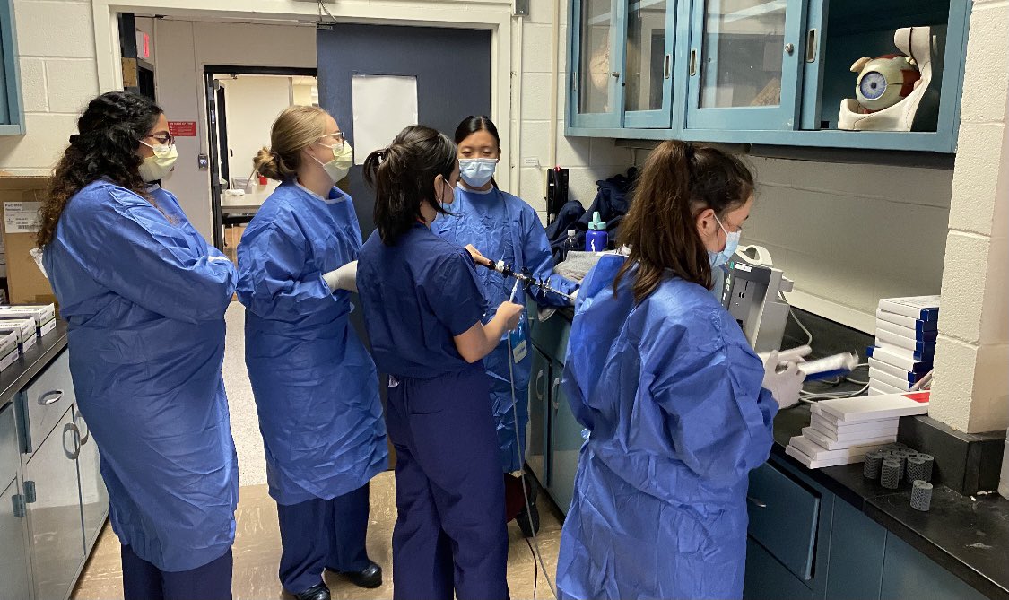 BrittRobertsMD's tweet photo. So much fun spent at our @AlbanyMed cadaver course! Thank you @bostonsci for making all of our #bladdersling and #urethralbulking dreams come true 🤩 @ValerieDolence https://t.co/24ZmgcujjF