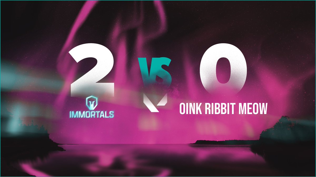 Immortals's tweet photo. Another perfect series from #IMTVAL keeps the undefeated record alive!
GGs 🤝 Oink Ribbit Meow https://t.co/1JBpI7sKPf