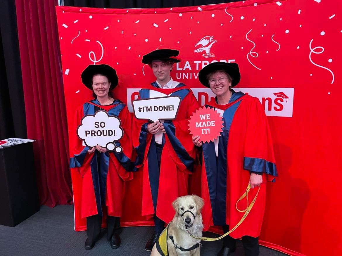 Prof Julie McMullen (@profjrmcmullen) on Twitter photo Congratulations Dr Sebastian! Proud supervisor moment to be present at <a href="/BassStringer/">Sebastian Bass</a> PhD graduation ceremony 👩🎓 last week. Such an amazing achievement, particularly in the context of the challenges due to Covid. Well done! <a href="/BakerResearchAu/">Baker Institute</a> <a href="/MAPP_latrobe/">Microbiology, Anatomy, Physiology and Pharmacology</a> Congratulations Dr Sebastian! Proud supervisor moment to be present at <a href="/BassStringer/">Sebastian Bass</a> PhD graduation ceremony 👩🎓 last week. Such an amazing achievement, particularly in the context of the challenges due to Covid. Well done! <a href="/BakerResearchAu/">Baker Institute</a> <a href="/MAPP_latrobe/">Microbiology, Anatomy, Physiology and Pharmacology</a>