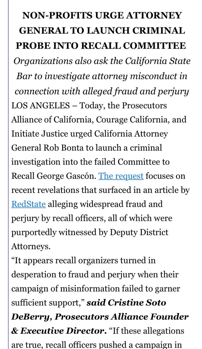 How badly did <a href="/DAGasconRecall/">RecallDAGeorgeGascon</a> screw up an effort to have both RedState and Christine Soto DeBerry  call them out?? 🙄